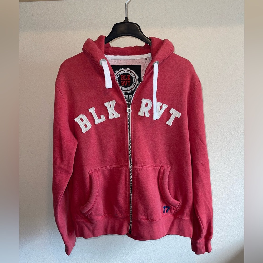 Black Rivet Athletic Premium Fleece Jacket